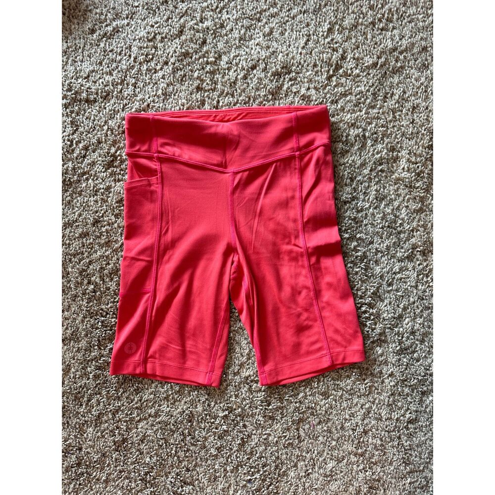 Smartwool berry red athletic biker shorts